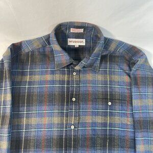 McGregor Plaid Flannel Button-Up Shirt – Size L